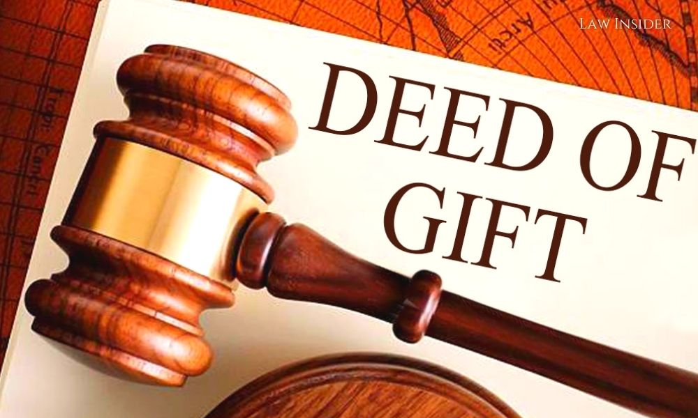 a gift deed can be revoke